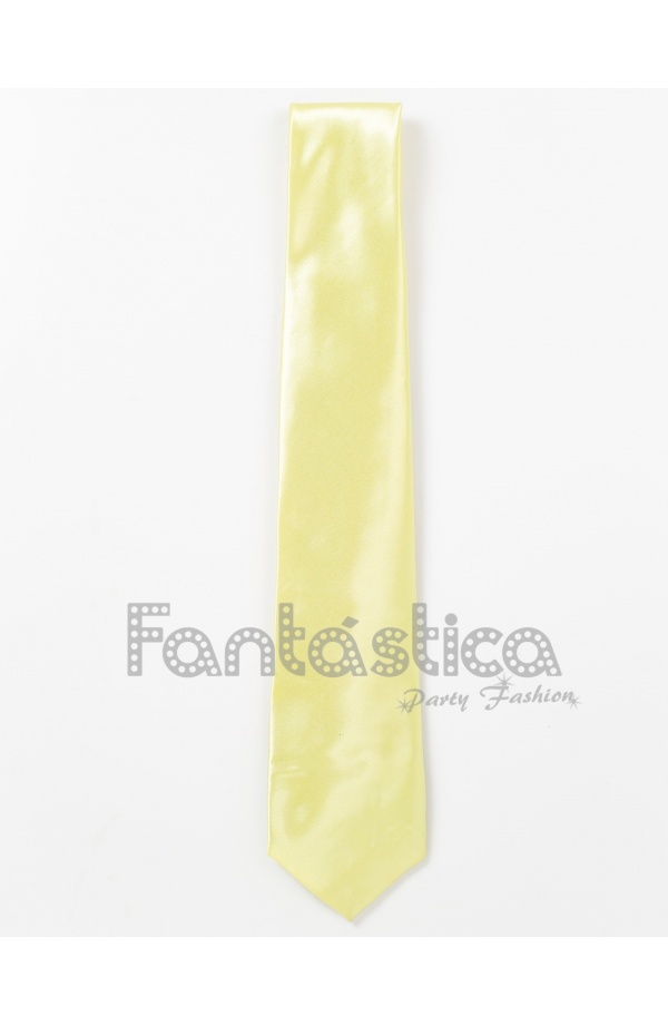 Light Yellow plain tie