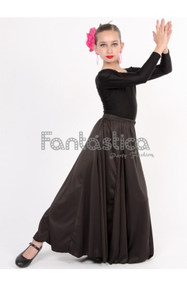 Falda de flamenca de niña económica