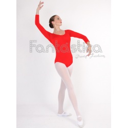 red ballet leotard