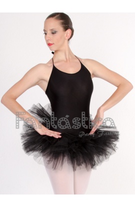 Falda de baile de Ballet para mujer, falda de gasa de Ballet femenina de  medio cuerpo, faldas de tutú de Ballet de Yoga de una pieza para examen  artístico de gimnasia 