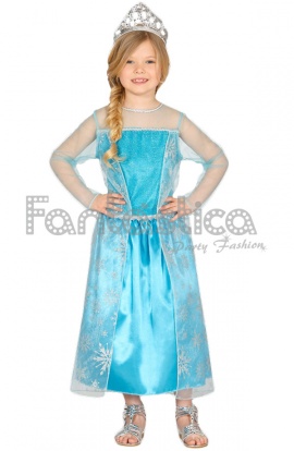 Disfraz para Niña Princesa Azul Frozen II