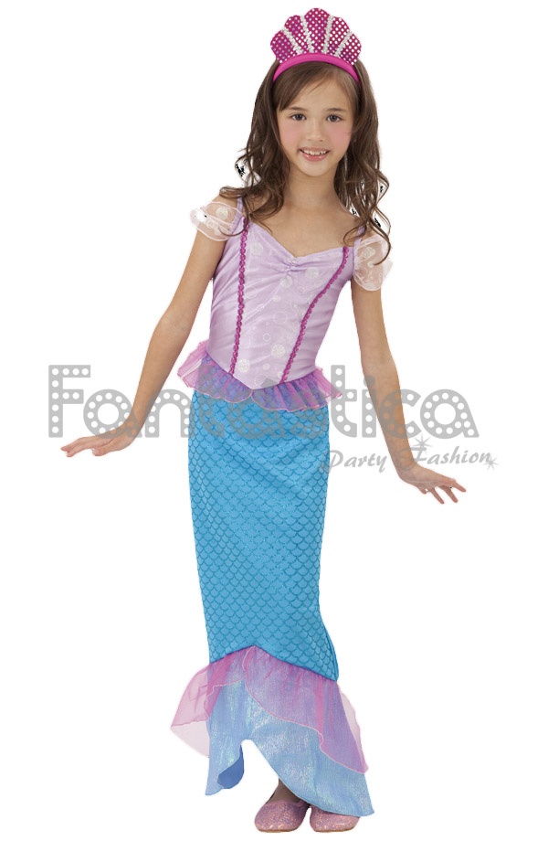 Disfraz de Sirenita Ariel para niña – Yaxa Costa Rica