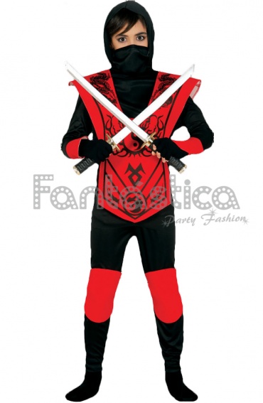 Disfraz ninja guerrero infantil