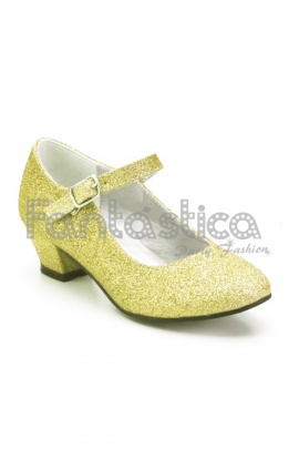 golden shoes for girl