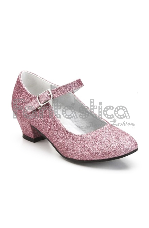 Zapatos Color Rosa con Purpurina - para Niña y Mujer