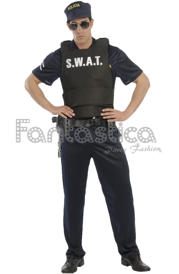 Disfraz de SWAT para hombre
