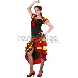 Flamenco and Sevillanas Dress for Woman V