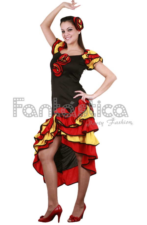 Flamenco and Sevillanas Dress for Woman V