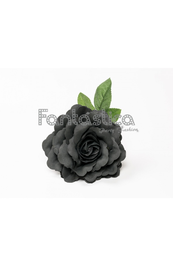 Flor para el Pelo Modelo Gaditana Color Negro