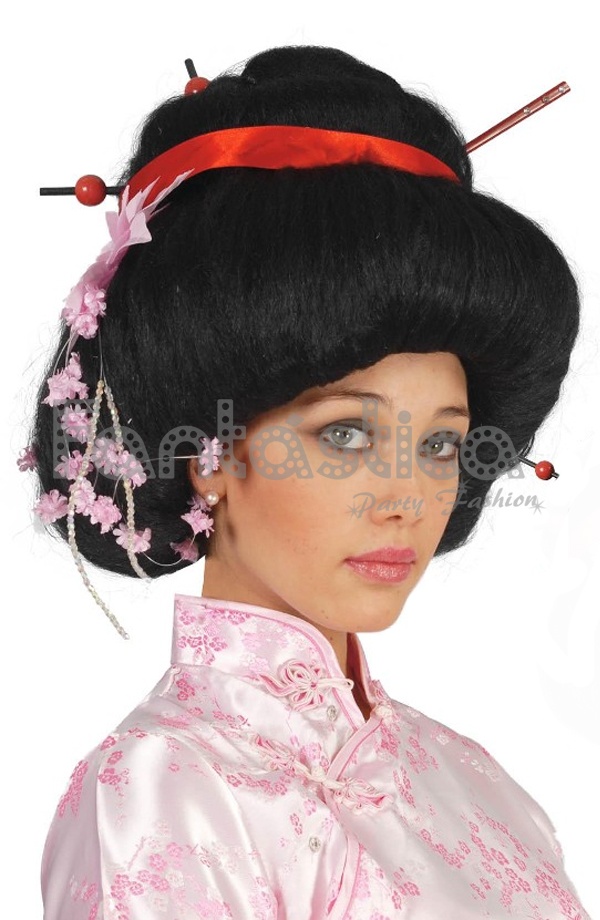 Halloween Party Online Peluca y disfraz de geisha japonesa para  adultos (L) HC-081/HW-189 : Ropa, Zapatos y Joyería