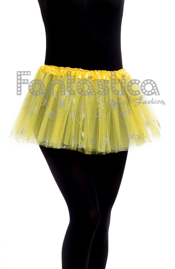 Enagua para mujer, falda de princesa linda con tutú para cosplay, falda de  ballet, falda de mezclilla para niñas (amarillo, talla única)