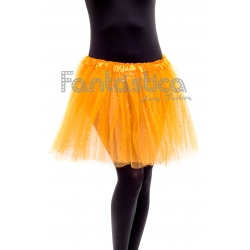 Centralizar Máxima Mata Tutú para Ballet y Danza - Falda de Tul para Mujer Color Naranja con  Brillantitos Strass