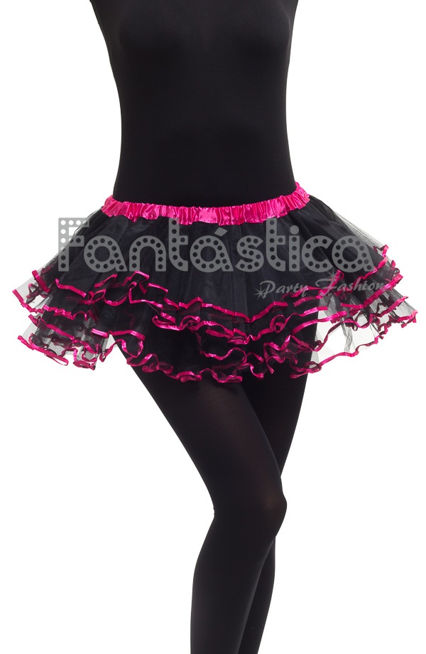 Falda para Ballet y Danza Color Negro - Tallas para Mujer y Niña