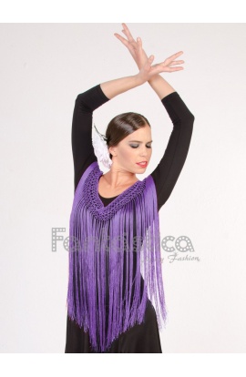 Flecos para Trajes de Flamencas y Sevillanas - Flecos Color Violeta