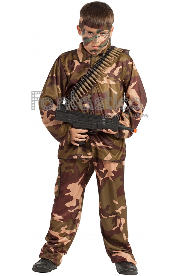 Disfraz para Niño Soldado Militar III