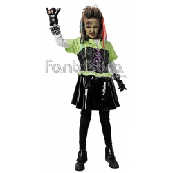 Disfraz de Rockera Zombie para niña marca Rubies