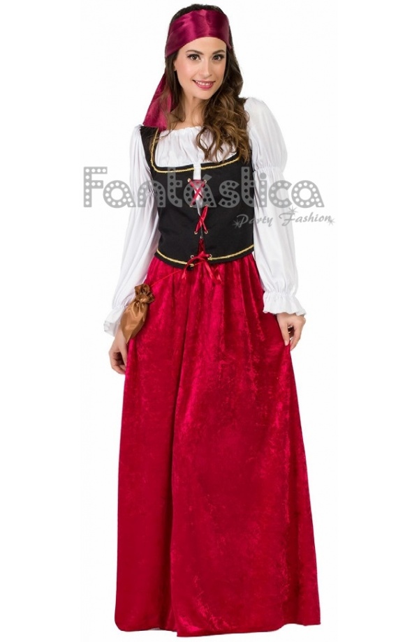 ▷ Disfraz Tabernera Medieval Mujer - Envío 24 horas ✓