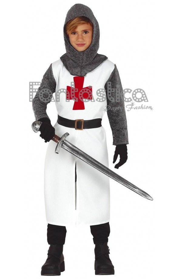 Perjudicial Contrapartida septiembre Disfraz para Niño Caballero Medieval Templario