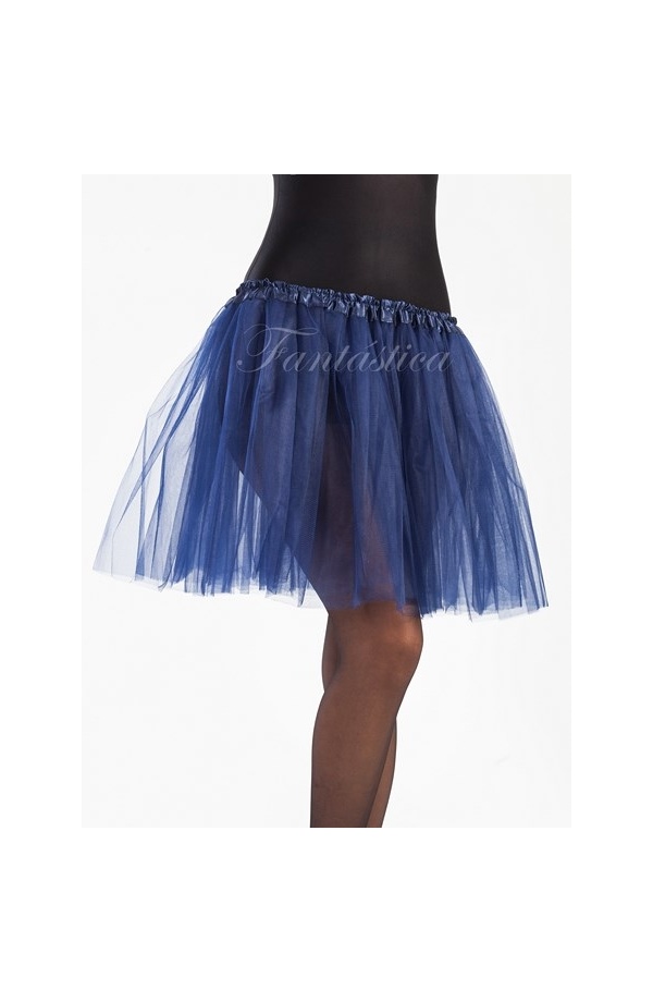 Tutú para Ballet y Danza - Falda de Tul para Niña y Mujer Color Azul III