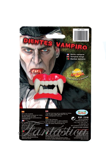 Colmillos para Disfraz de Vampiro, Hombre Lobo y Criaturas de la Noche I