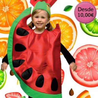 Flower, fruit and veggie costumes for girls