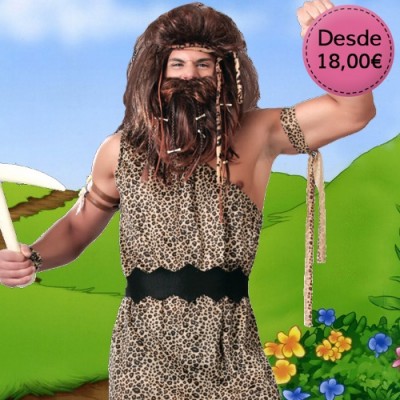 Caveman and troglodyte costumes for man