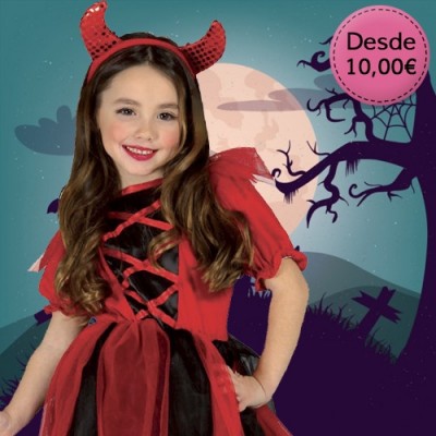 Cheap Halloween costumes for girls - from 1 to 12 years old